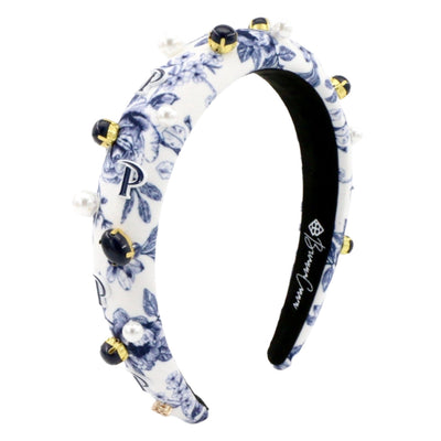 Pepperdine Floral Toile Logo Headband PRE-ORDER (Est. Ship 1/15)