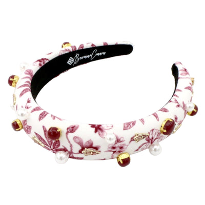 Arizona State Floral Toile Logo Headband PRE-ORDER (Est. 1/15/2026)