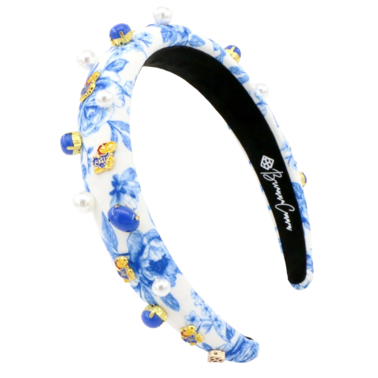 Kansas Floral Toile Logo Headband