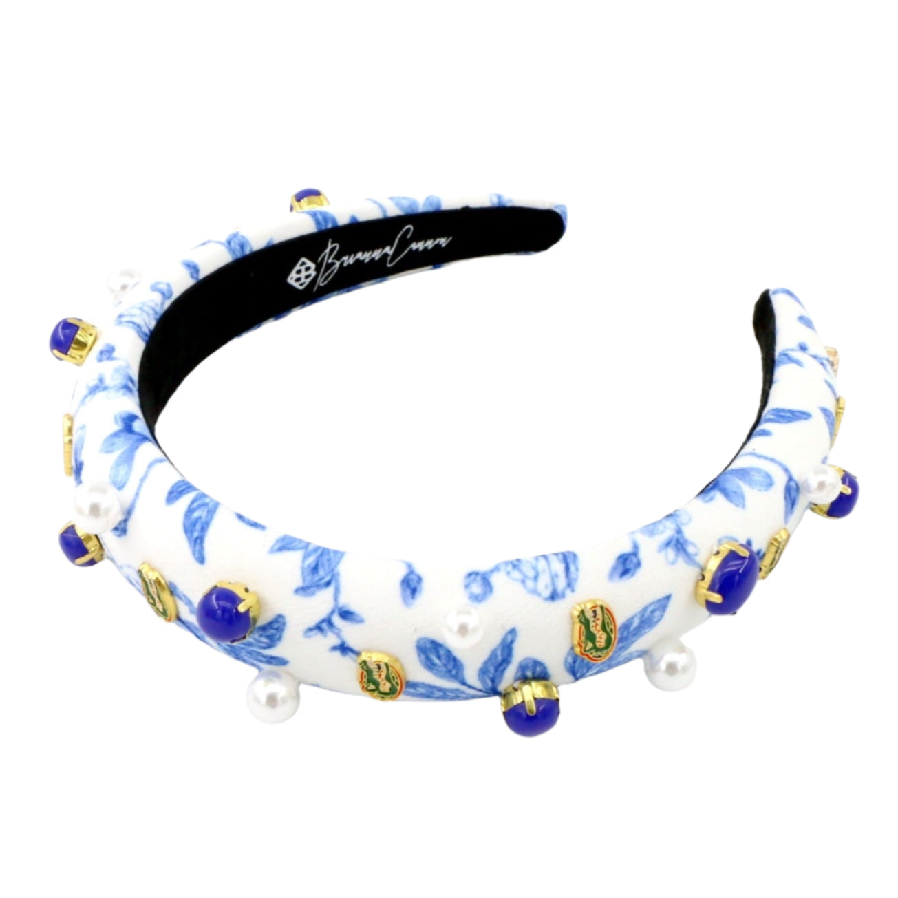 Florida Floral Toile Logo Headband