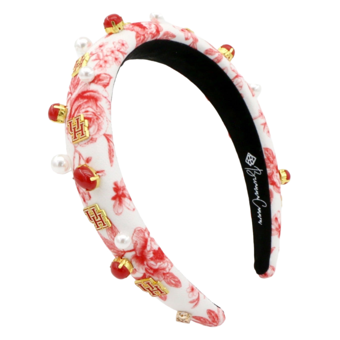 Houston Floral Toile Logo Headband PRE-ORDER (Est. Ship 1/15)
