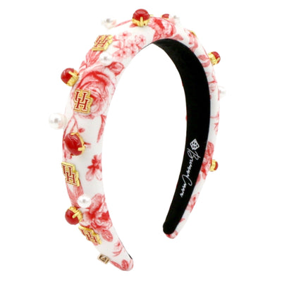 Houston Floral Toile Logo Headband PRE-ORDER (Est. Ship 1/15)