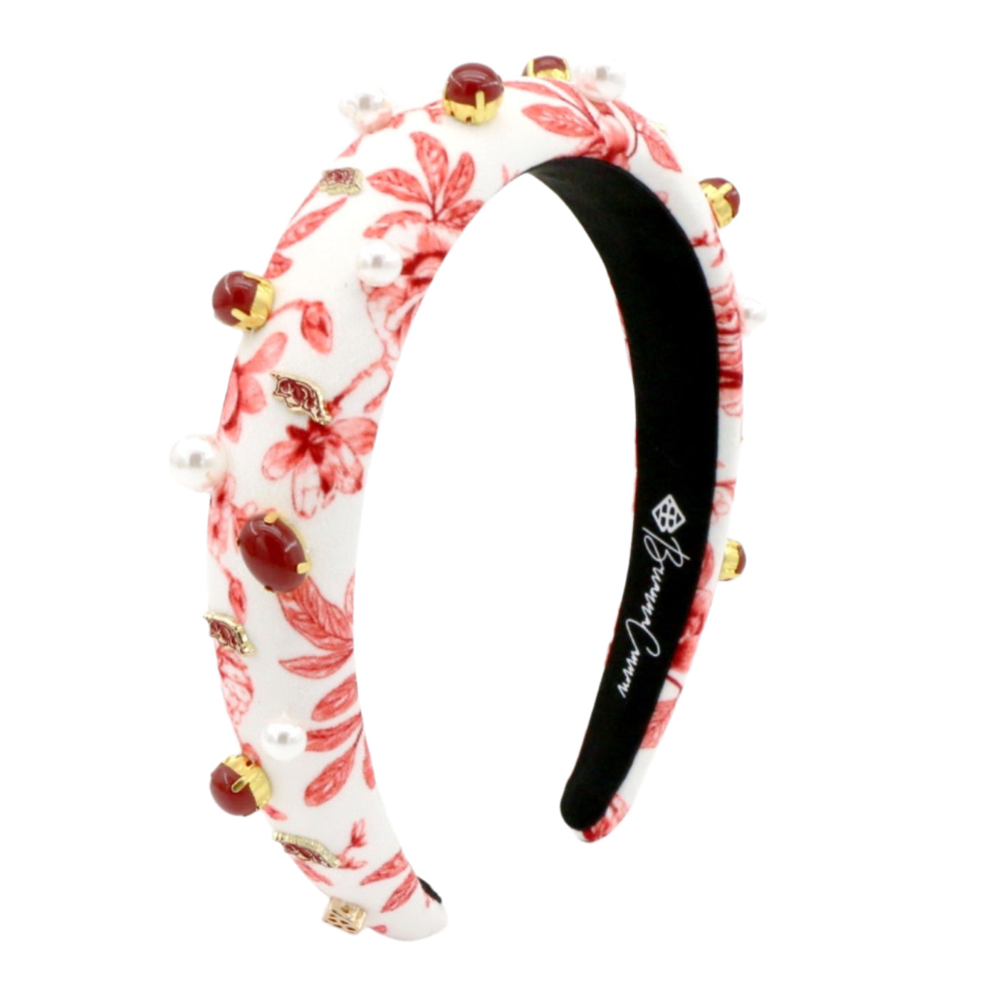 Arkansas Floral Toile Logo Headband