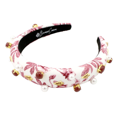 Florida State Floral Toile Logo Headband