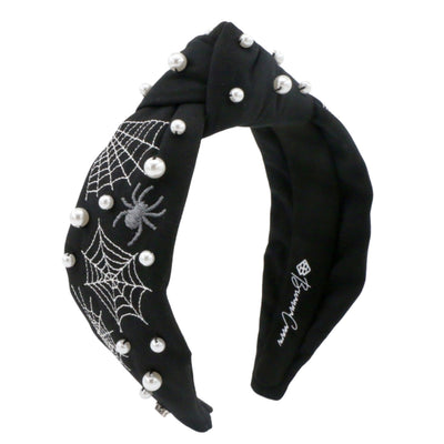 Pearl Webs Spider Headband