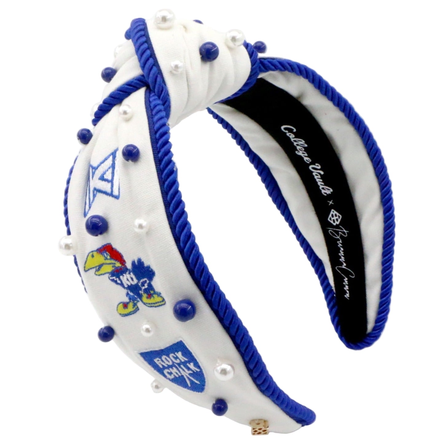 Kansas College Vault Rope Headband - Vintage KU Headband | Brianna Cannon