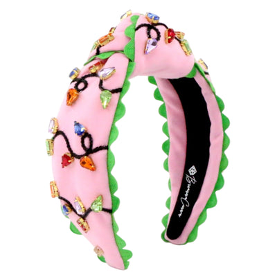 Pink Christmas Light Headband