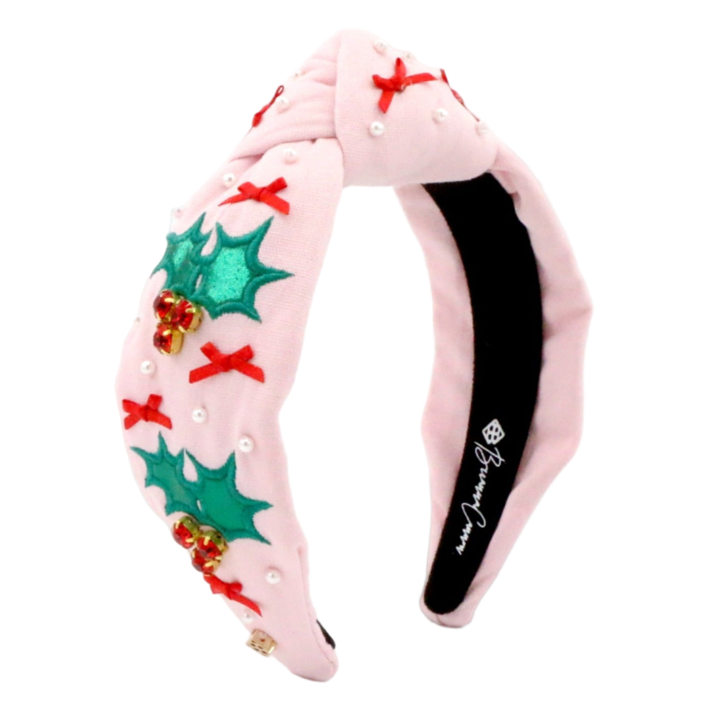 Pink and Red Holly Headband