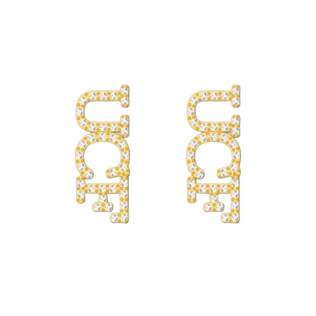 Central Florida Pavé Rhinestone Stud Earrings PRE-ORDER