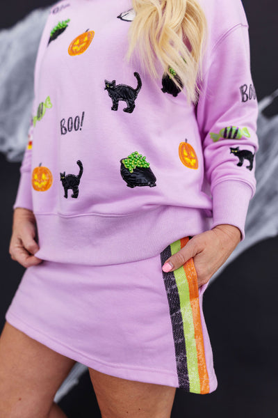 Lavender Spooky Season Skirt/Skort