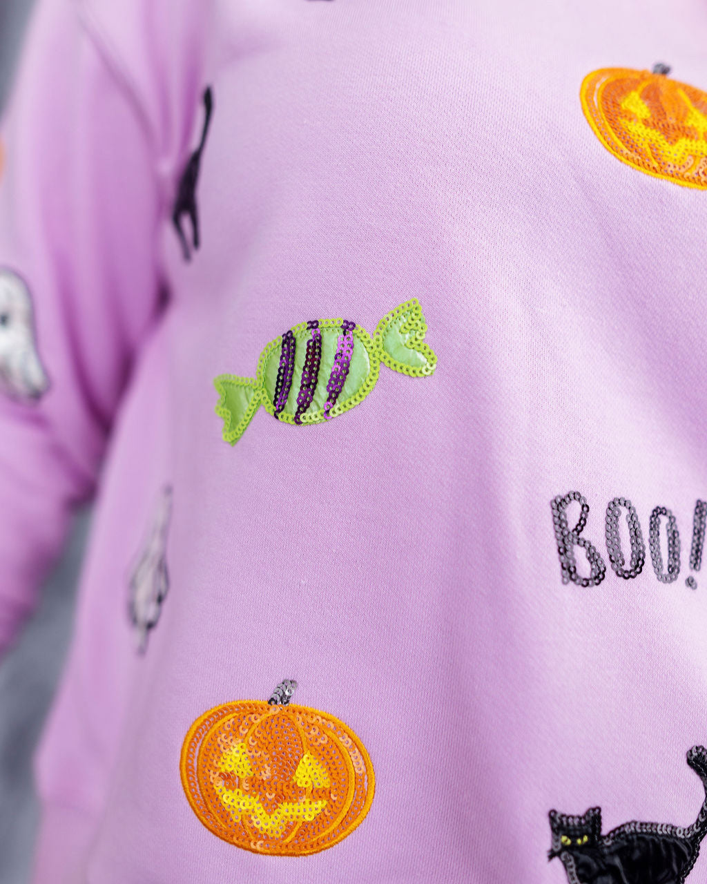 Lavender Spooky Season Sweatshirt