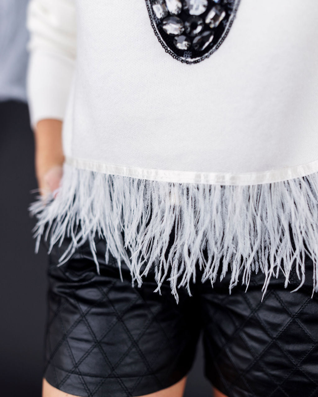 Glam Ghost Soft Knit Sweater