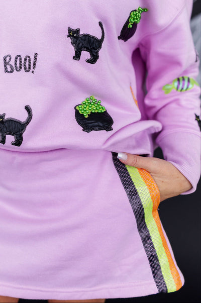 Lavender Spooky Season Skirt/Skort