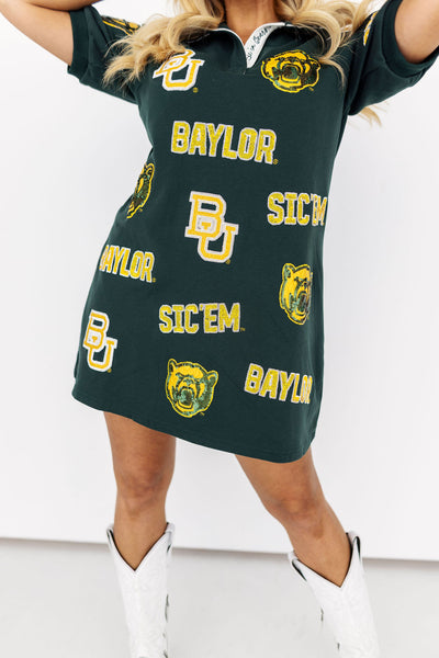 Baylor Logo Patch Dress