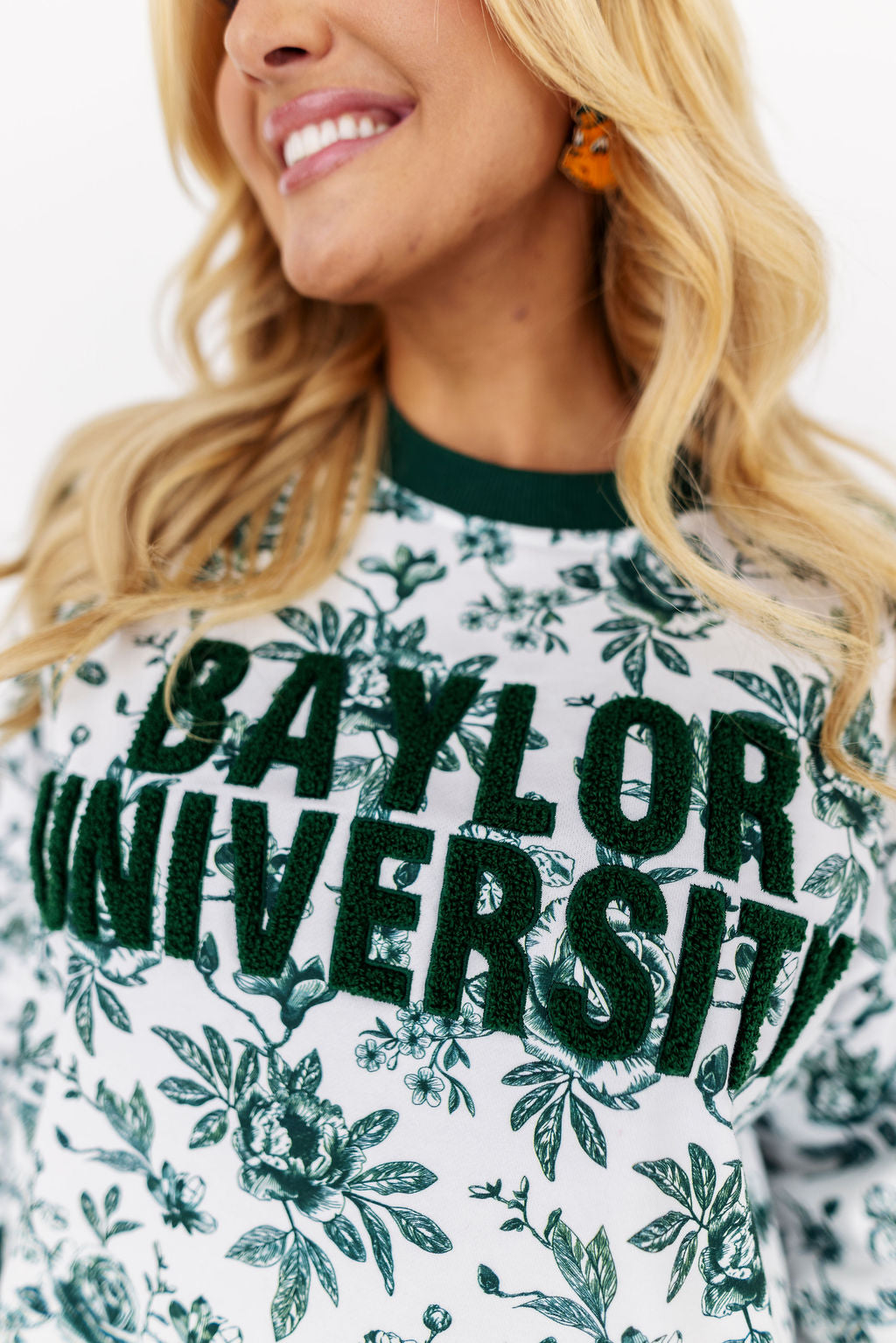 Baylor Floral Toile Sweatshirt