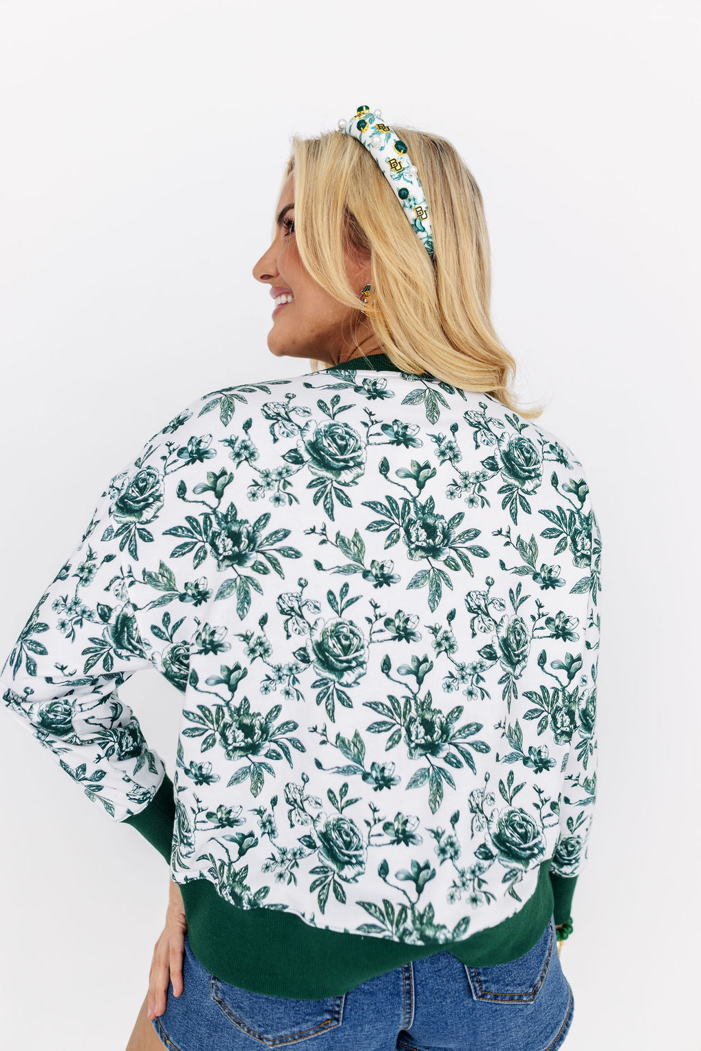 Baylor Floral Toile Sweatshirt