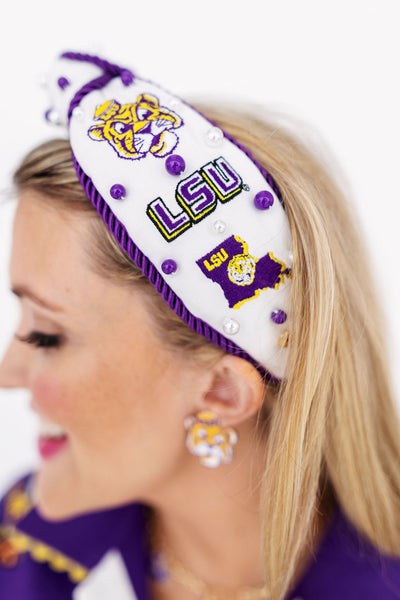 LSU College Vault Rope Headband