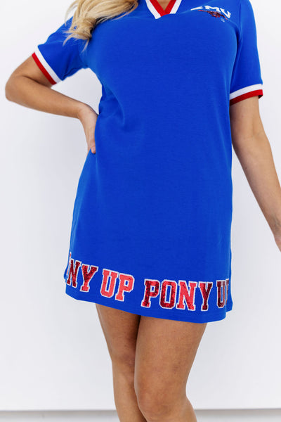 SMU BC Club Dress with Mustang