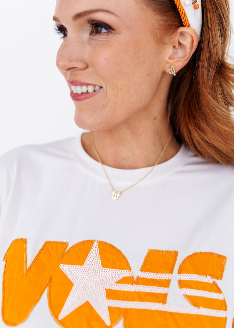 College Vault Tennessee Stud & Necklace Set