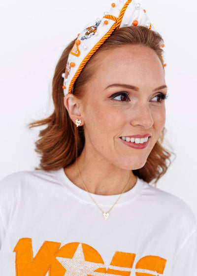 College Vault Tennessee Stud & Necklace Set