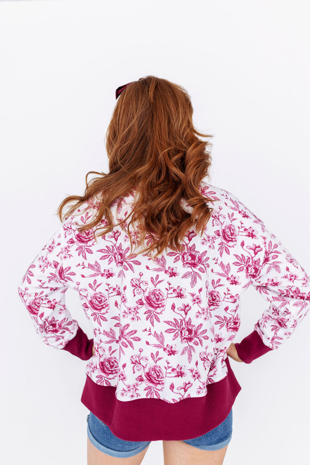 Florida State Floral Toile Sweatshirt