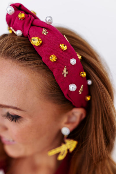 Florida State Garnet Logo Headband