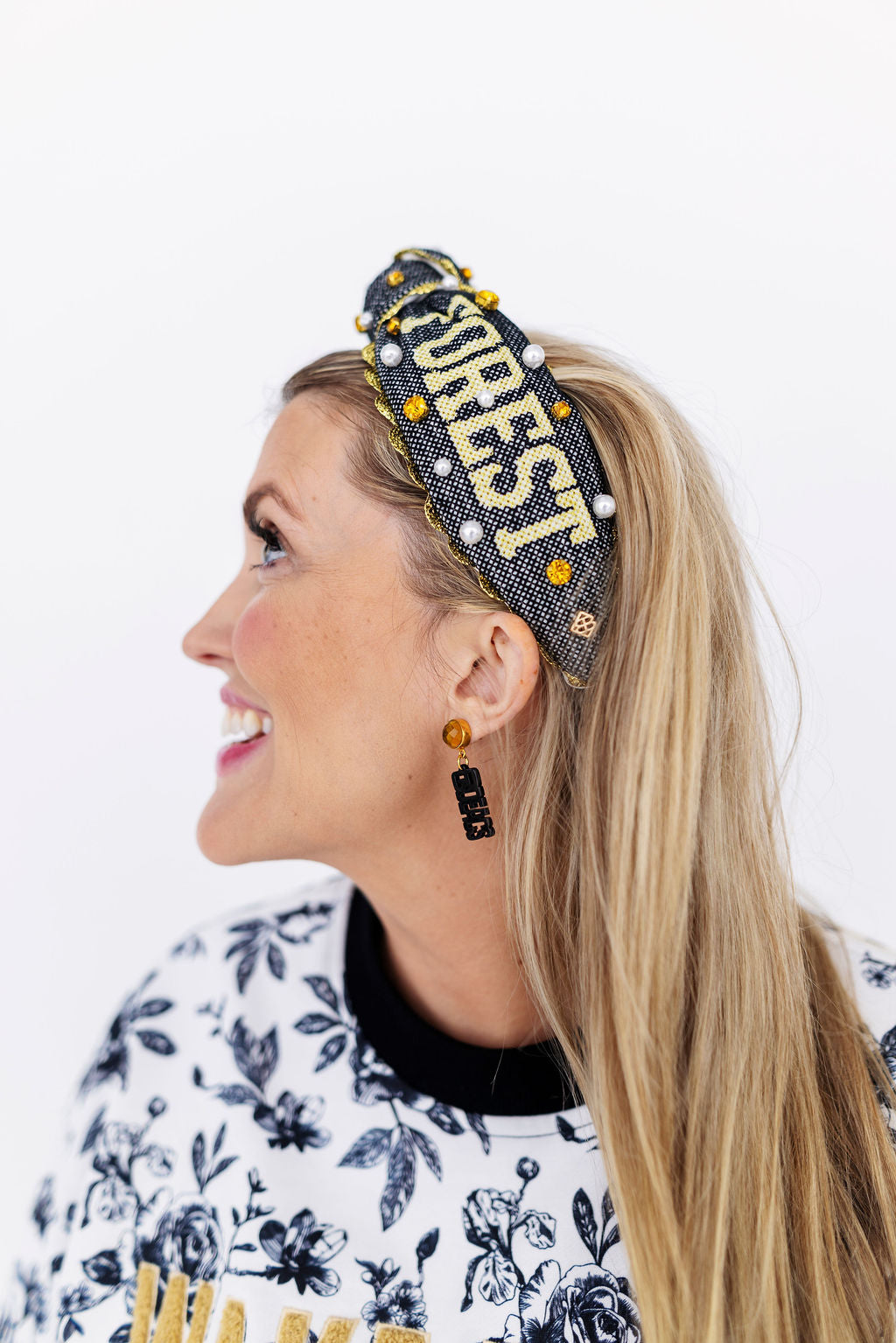 Wake Forest Adult Size WAKE FOREST Cross Stitch Headband