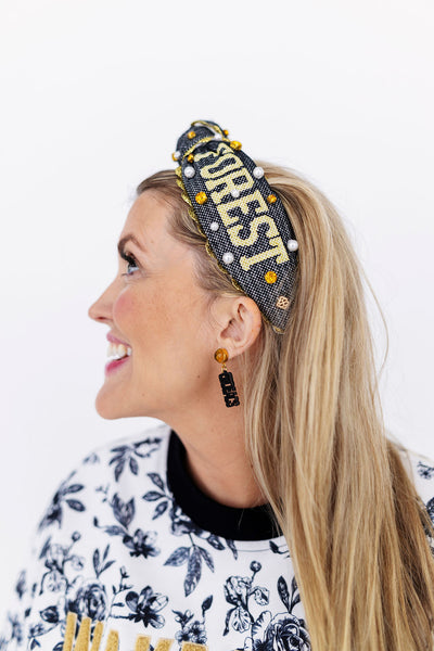 Wake Forest Adult Size WAKE FOREST Cross Stitch Headband