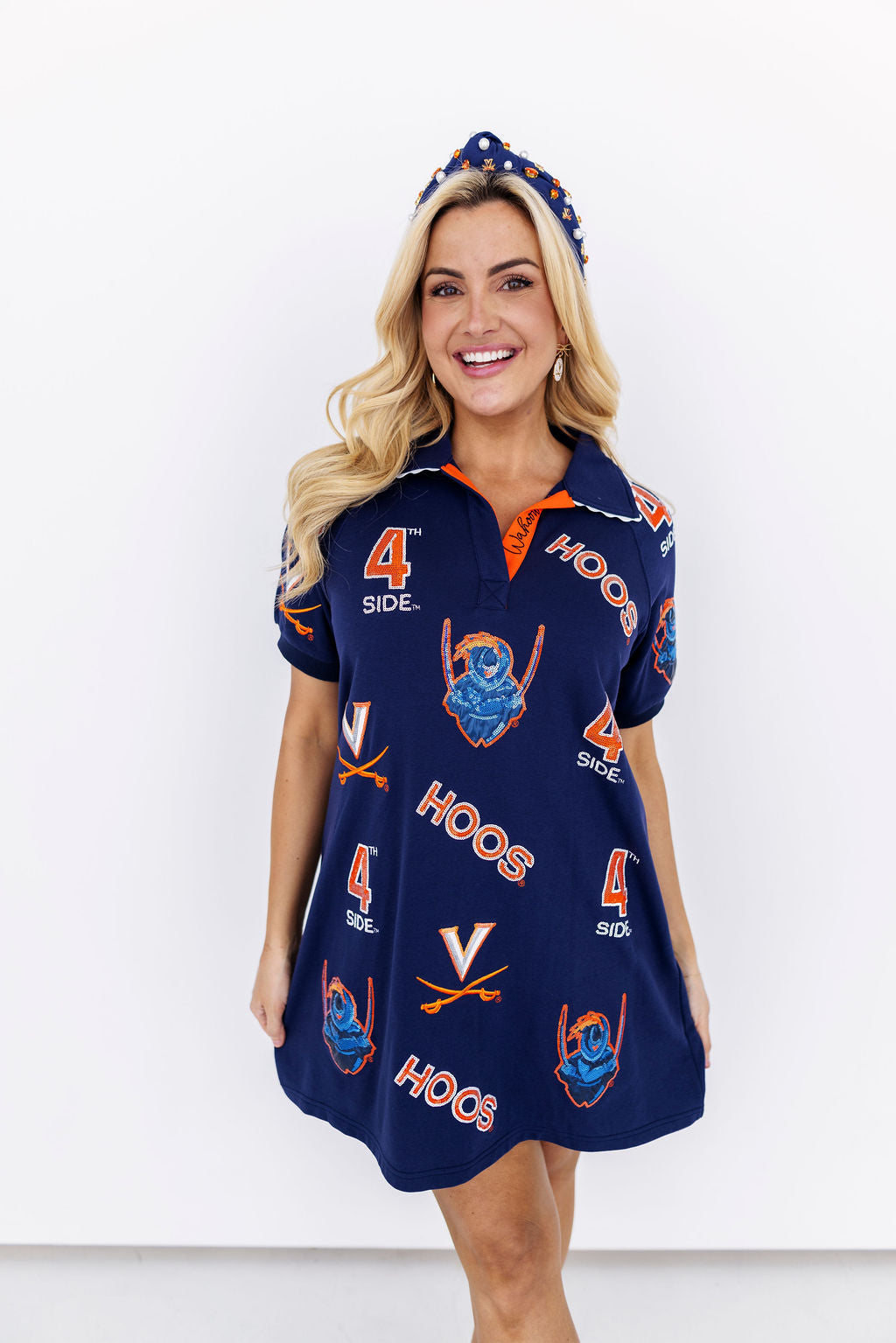 Virginia Navy Logo Headband