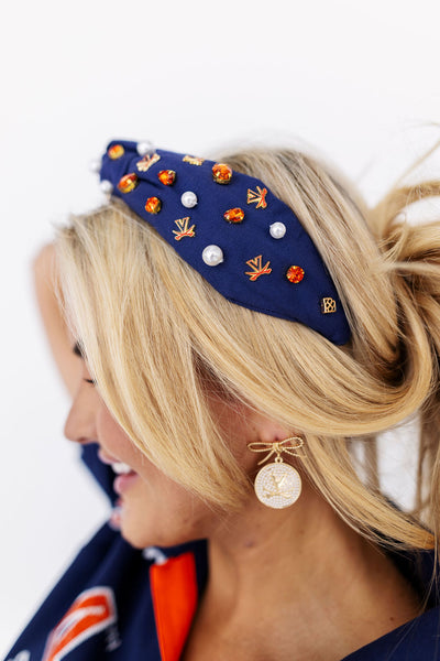 Virginia Navy Logo Headband