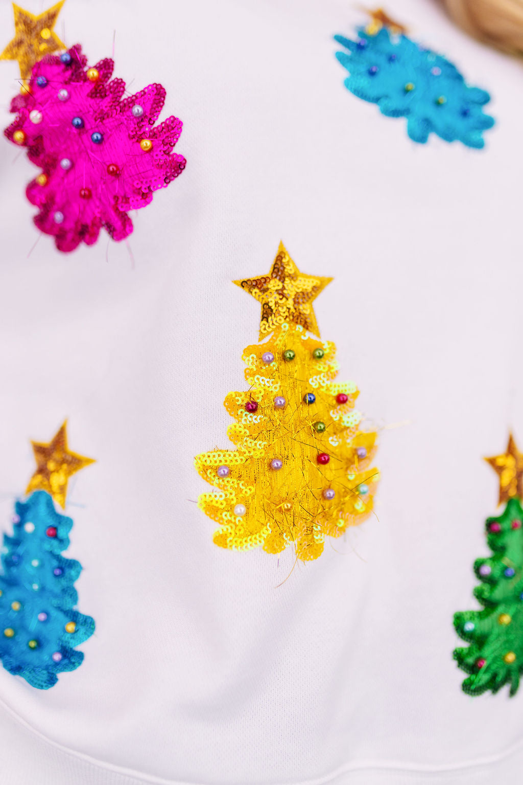 Oh (Colorful) Christmas Trees Sweatshirt