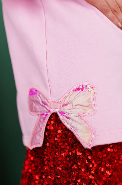 Put a Bow on it Wreath Tunic Sweatshirt