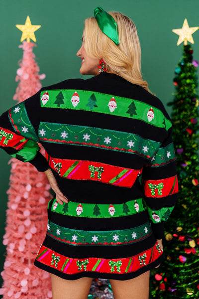 BC Christmas Ribbon Stripe Skirt/Skort