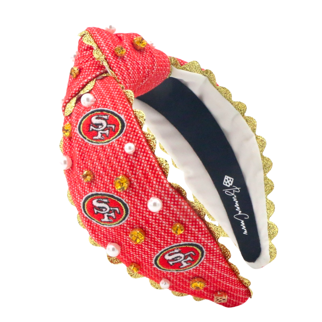 San Francisco 49ers Adult Cross Stitch Headband