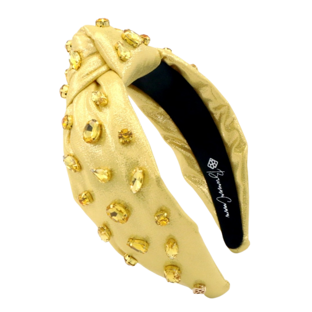 Adult Size Shimmer Headband with Hand-Sewn Crystals in  display picture 1
