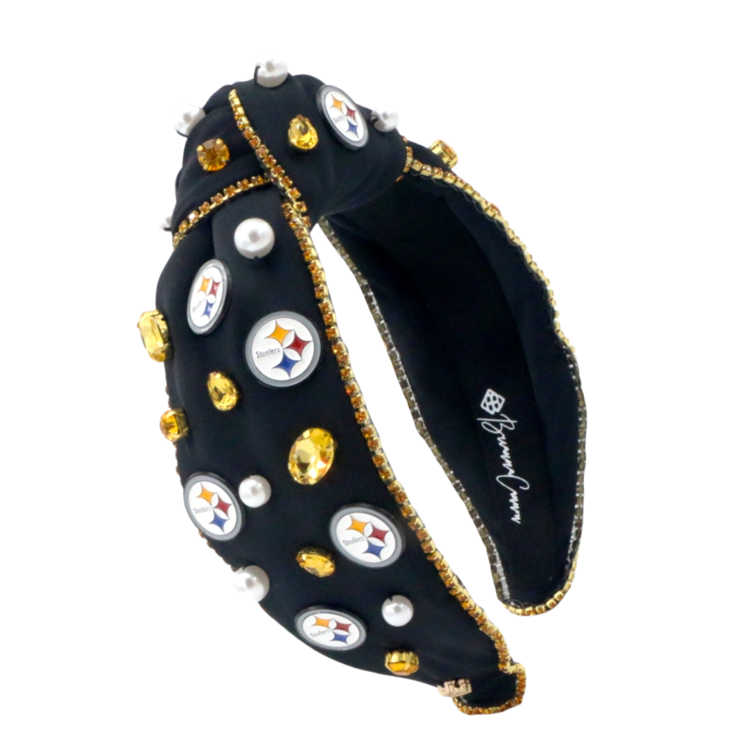 Pittsburgh Steelers Black Logo Headband