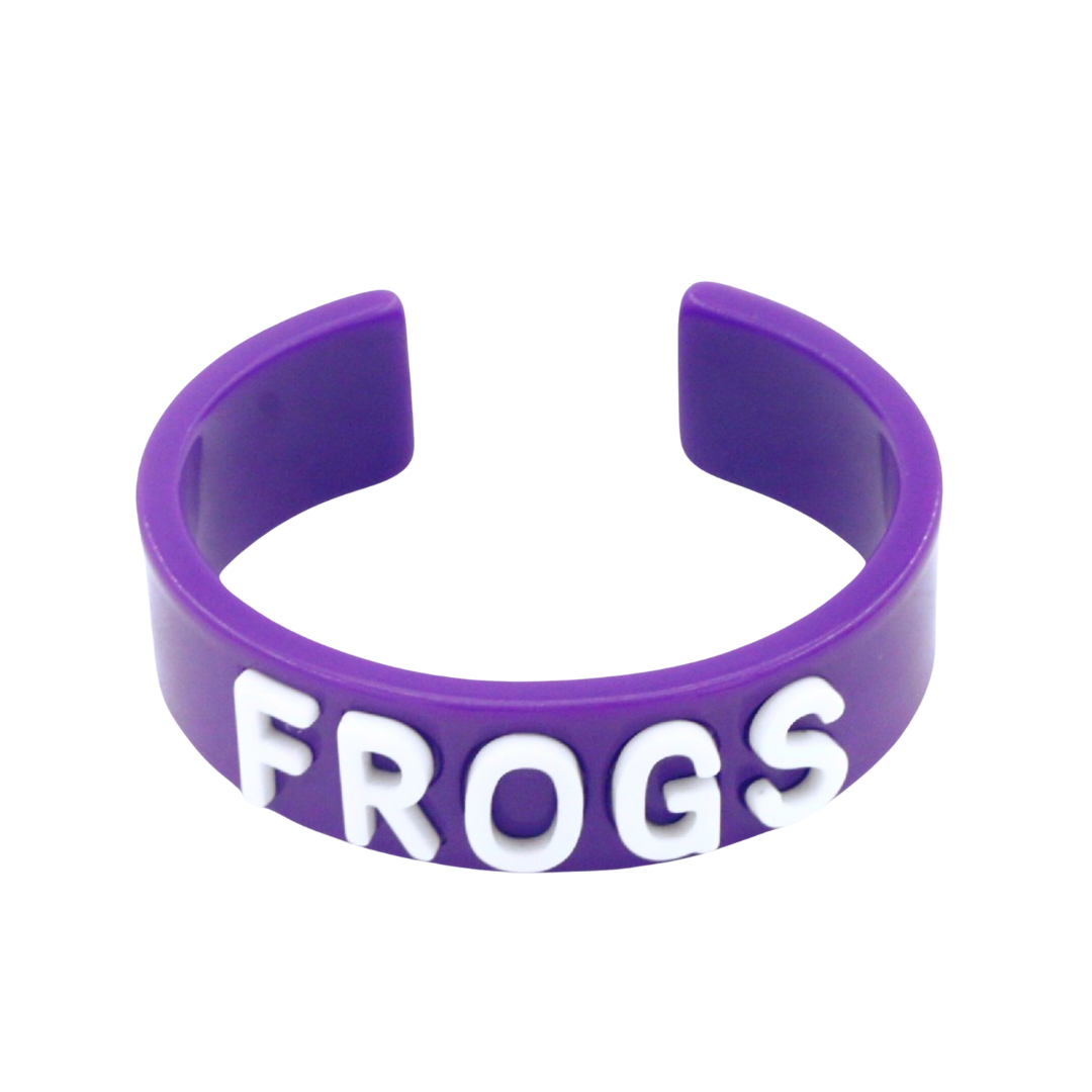 TCU Purple FROGS Cuff