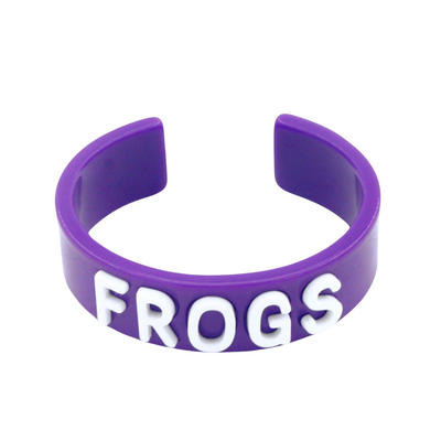 TCU Purple FROGS Cuff