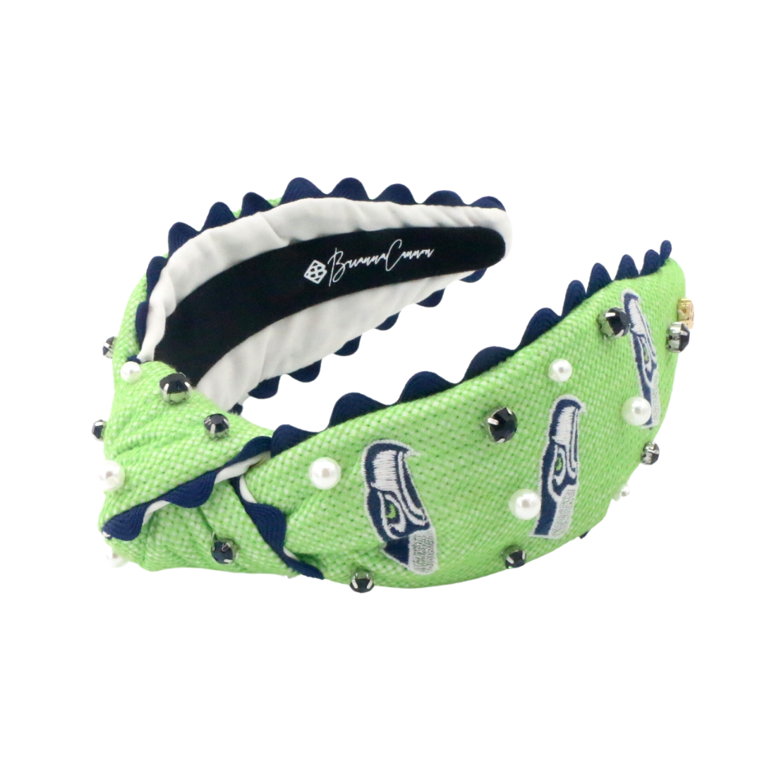 Seattle Seahawks Adult Cross Stitch Headband