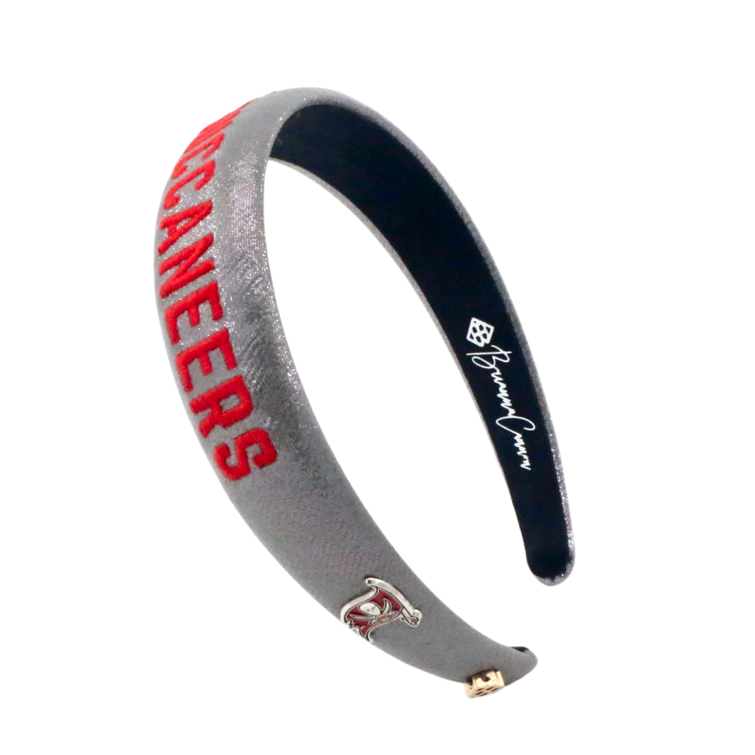 Tampa Bay Buccaneers Thin Embroidered Headband