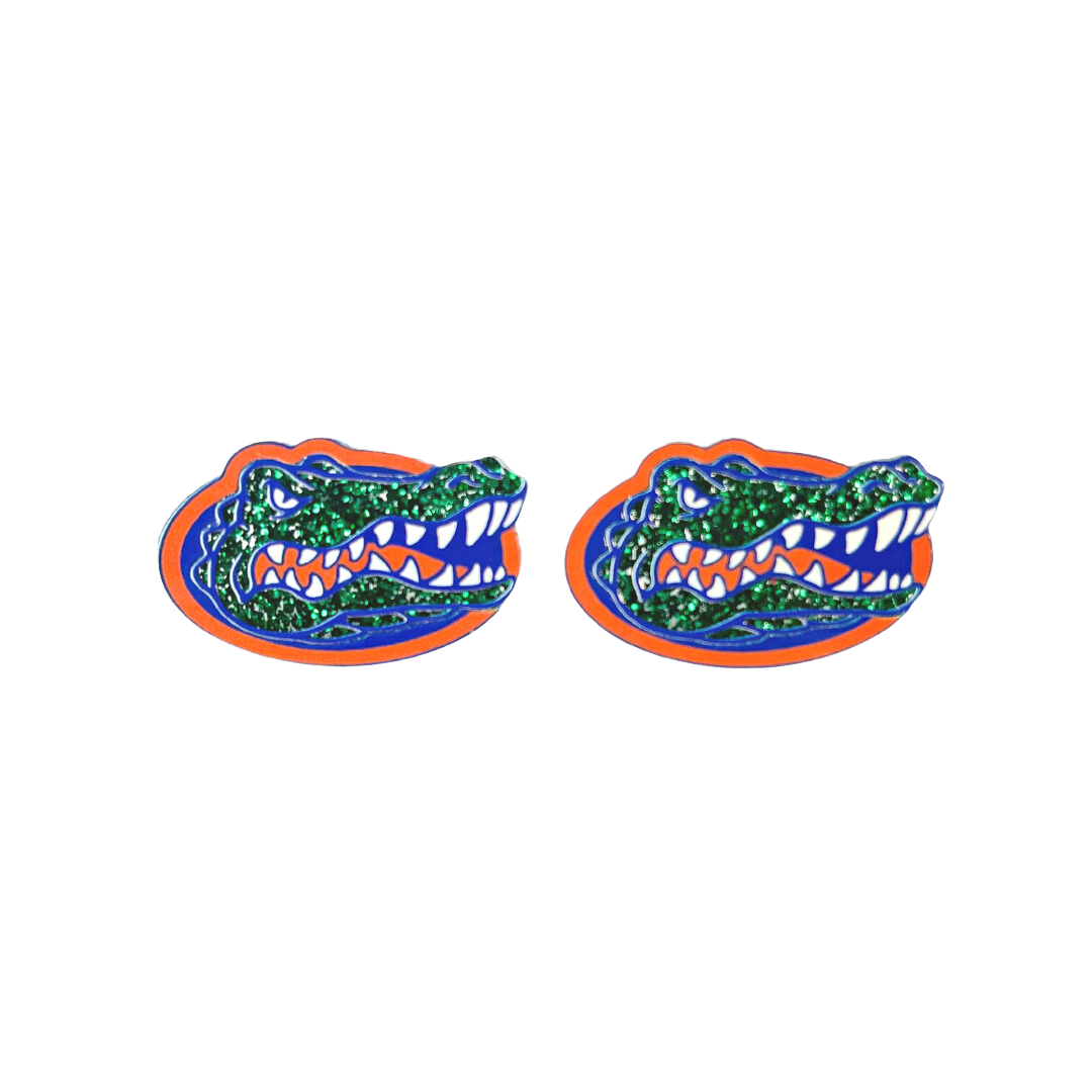 Gator Logo Stud Earrings