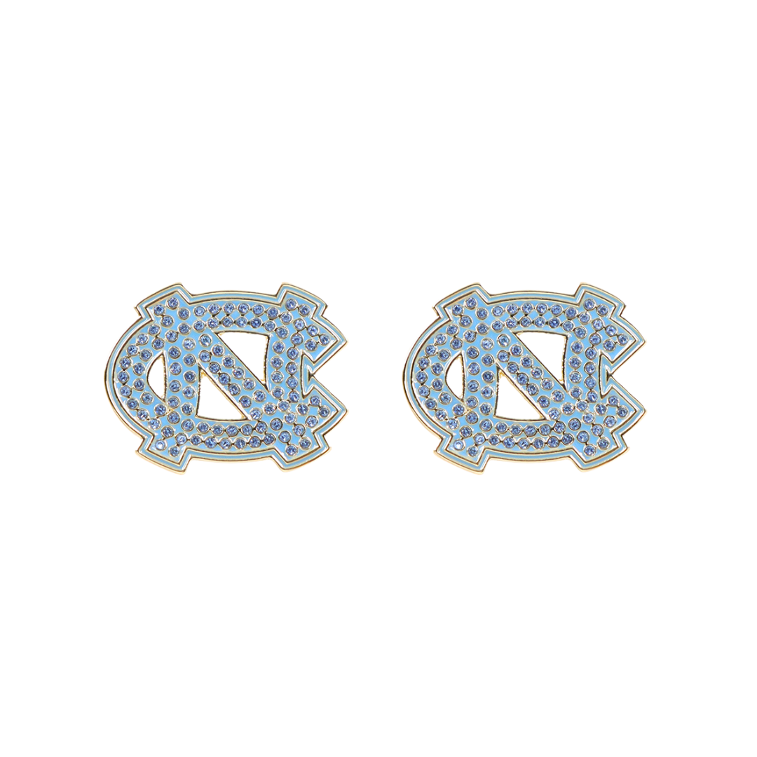 North Carolina Pavé Logo Studs