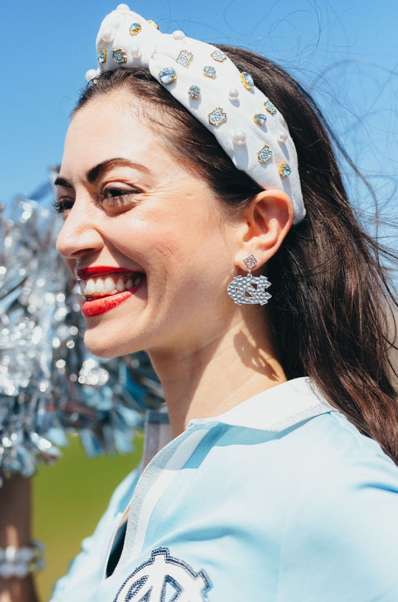 North Carolina White Logo Headband