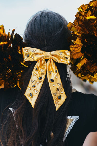 Vanderbilt Gold Bow Barrette