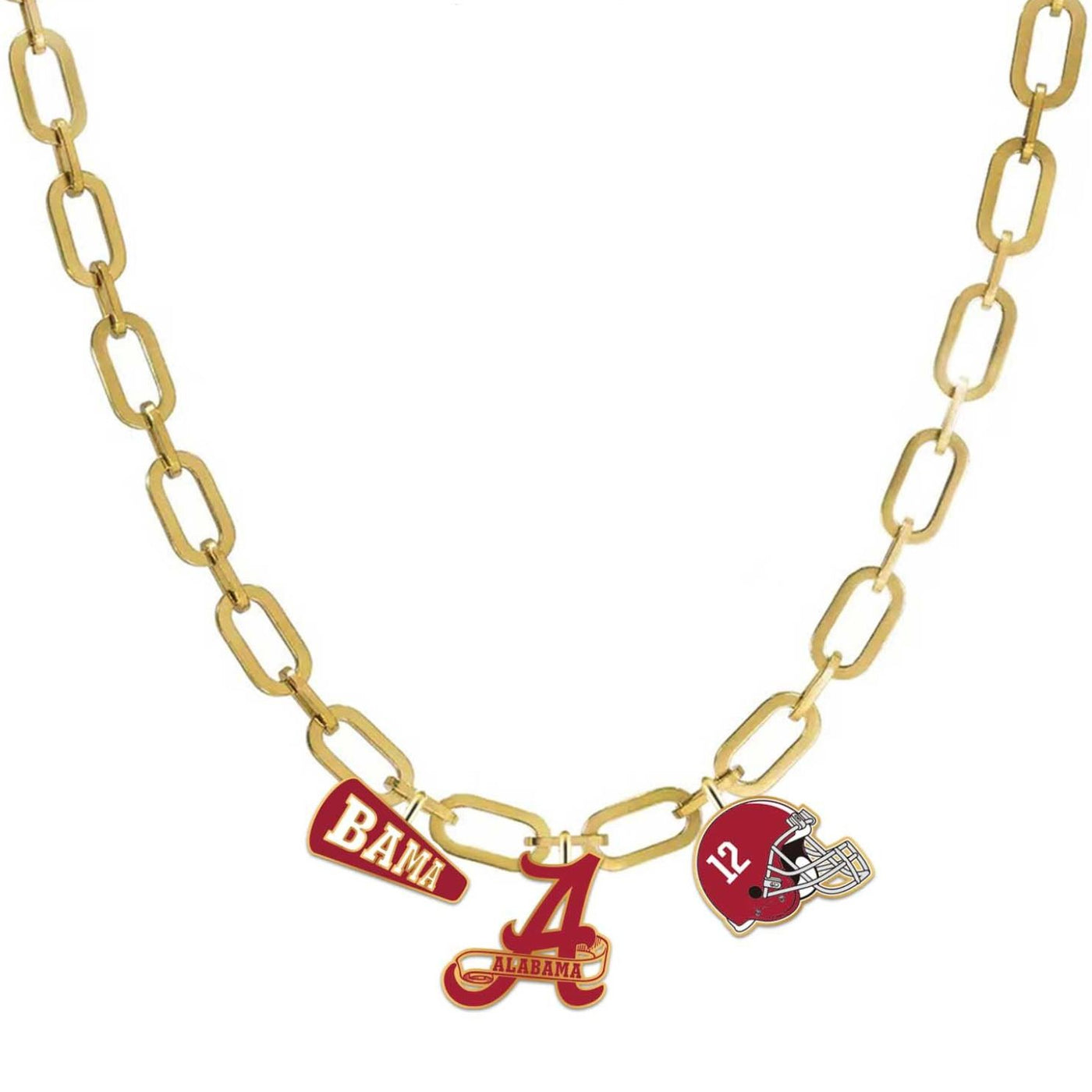 College Vault Alabama Charm Necklace