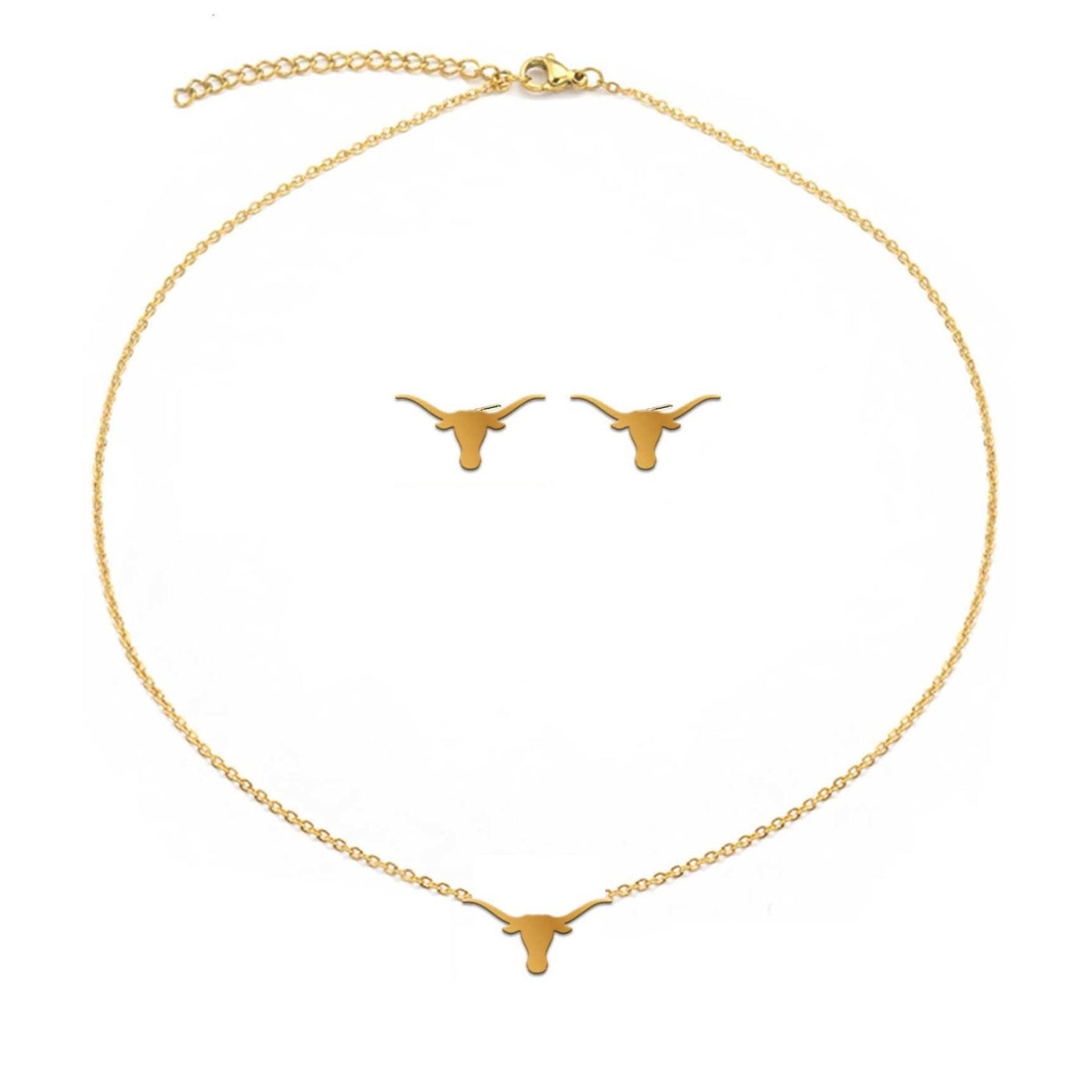 Texas Stud & Necklace Set