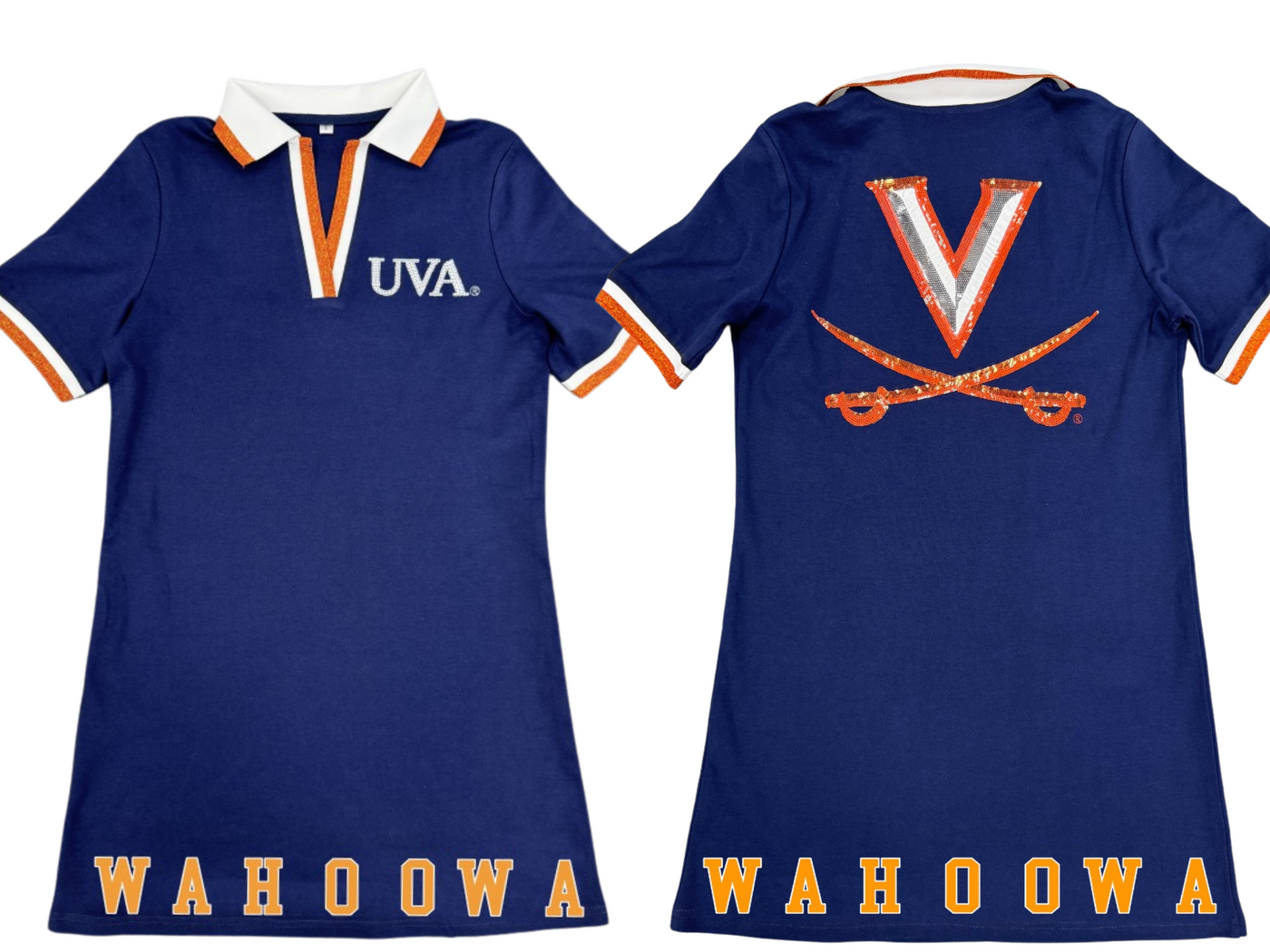 Virginia BC Club Dress with V Logo