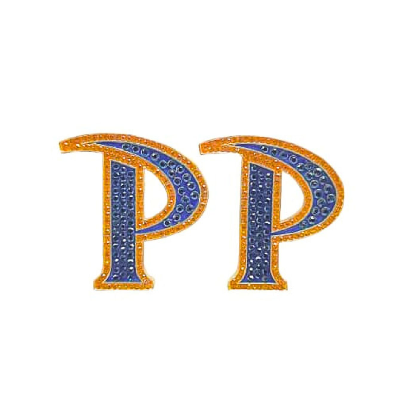 Pepperdine Pavé Logo Studs PRE-ORDER