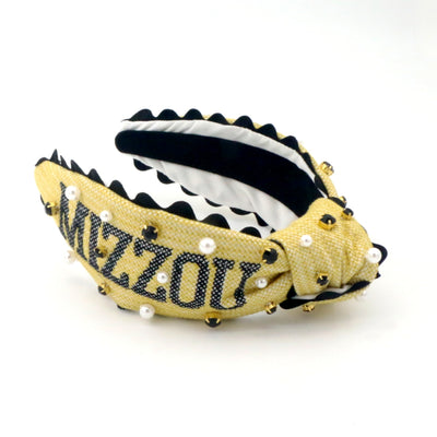 Missouri Adult MIZZOU TIGERS Cross Stitch Headband