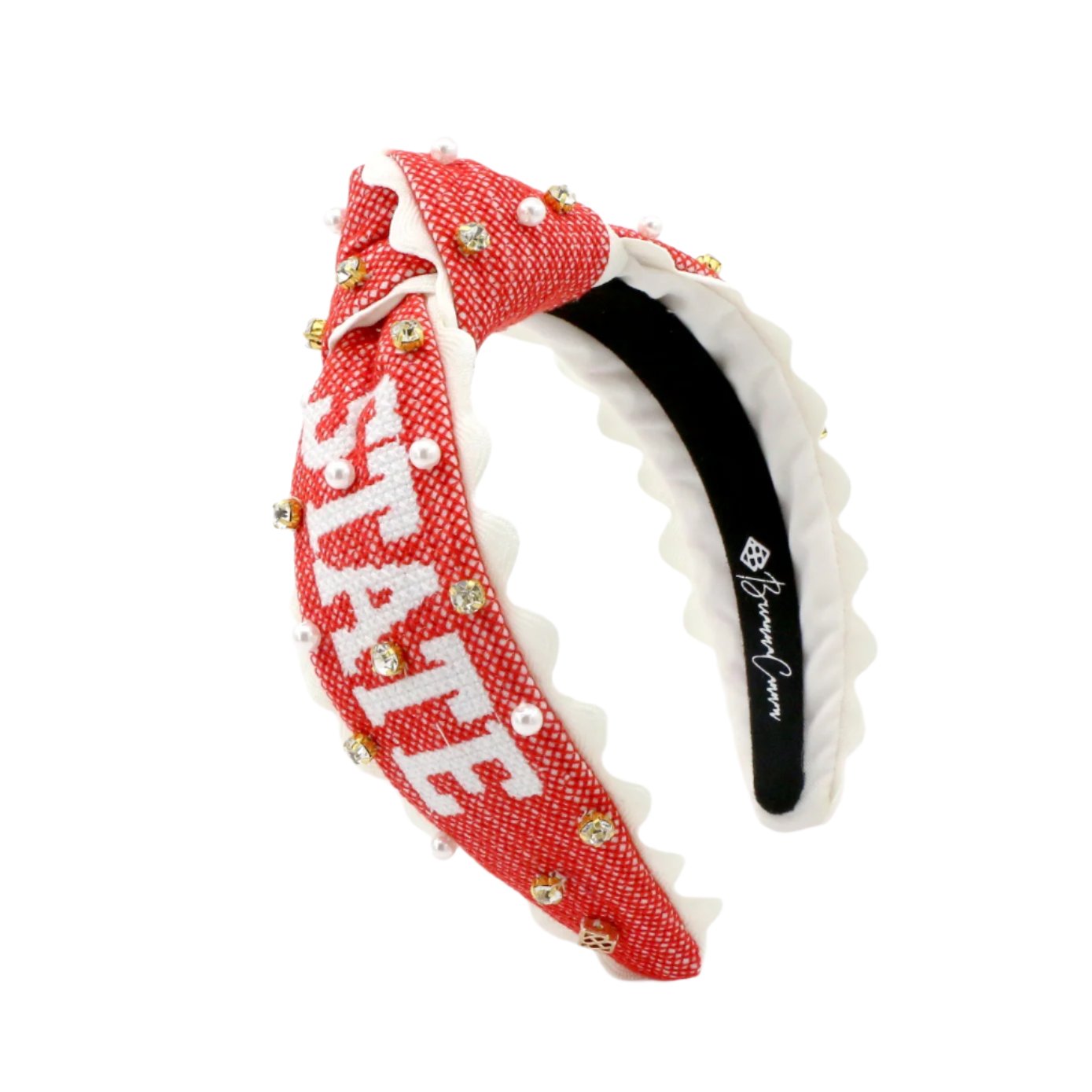 Ohio State Child OHIO STATE Cross Stitch Headband PRE-ORDER (Est. Ship 10/7)